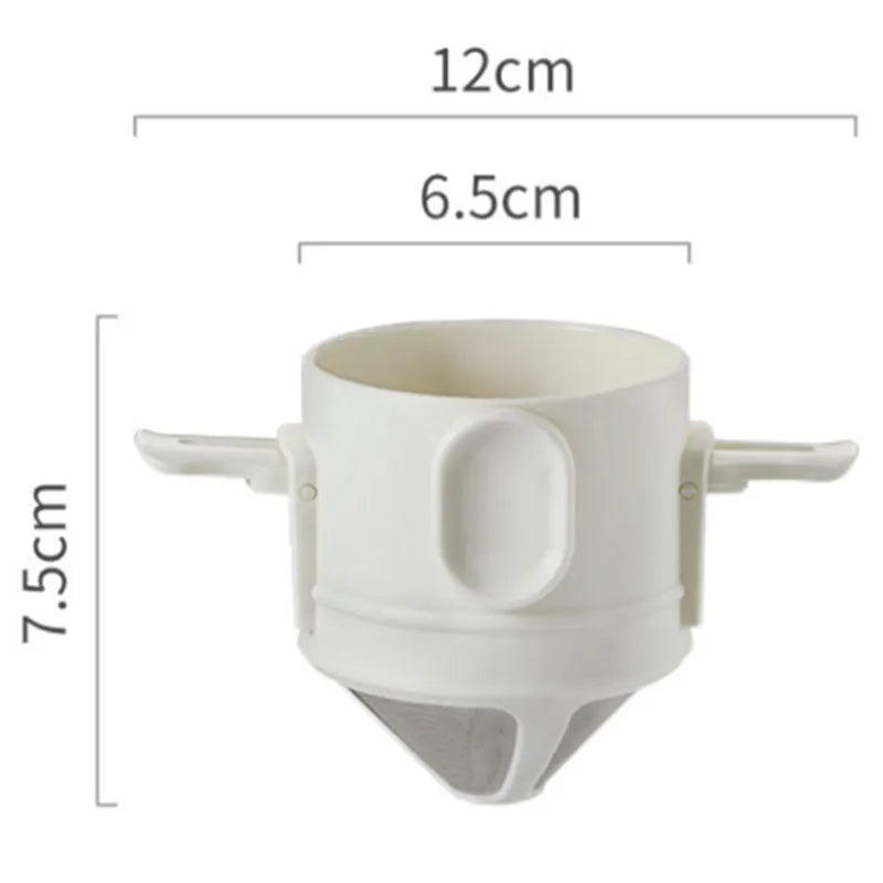 Stainless Steel Portable Coffee Filter Drip Coffee Tea Holder