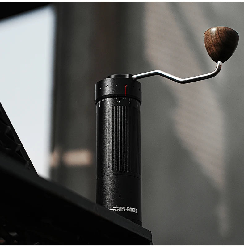 Externally Adjustable Coffee Grinder Manual Espresso Grinding Machine Portable
