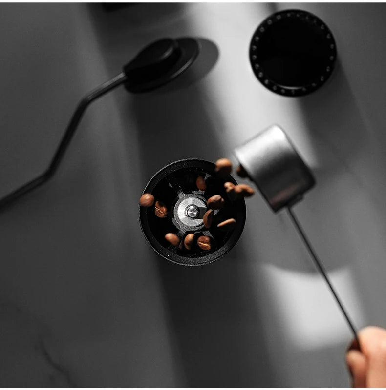 Externally Adjustable Coffee Grinder Manual Espresso Grinding Machine Portable