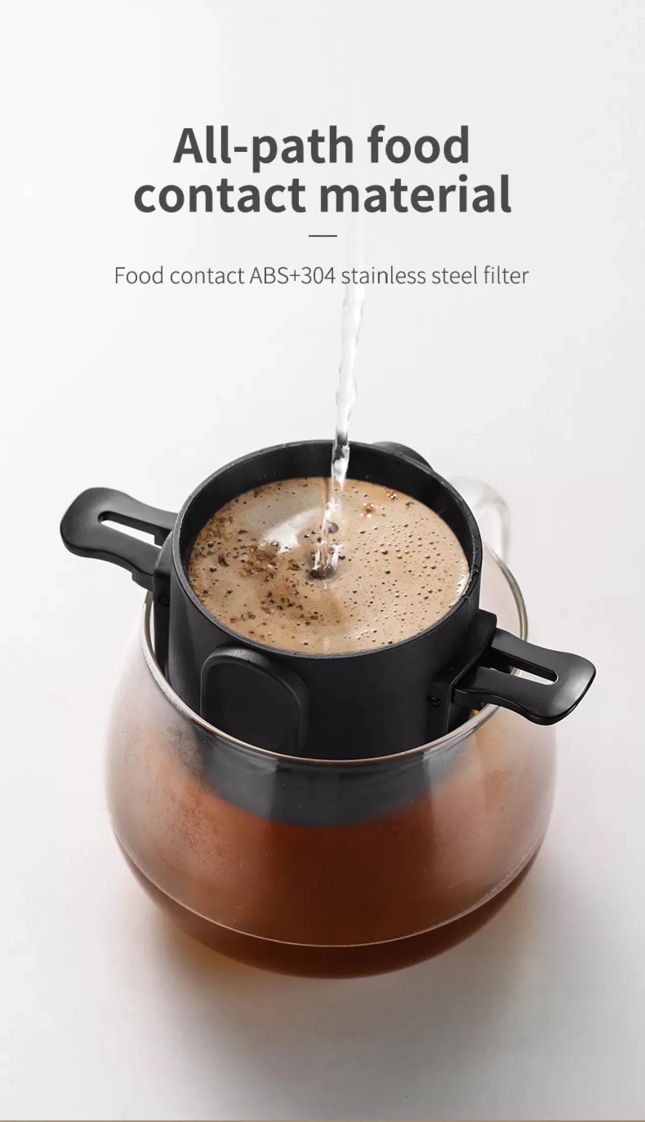 Stainless Steel Portable Coffee Filter Drip Coffee Tea Holder