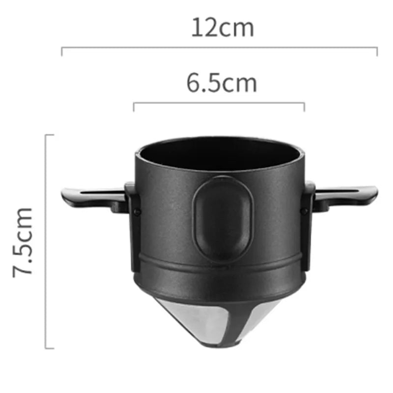 Stainless Steel Portable Coffee Filter Drip Coffee Tea Holder