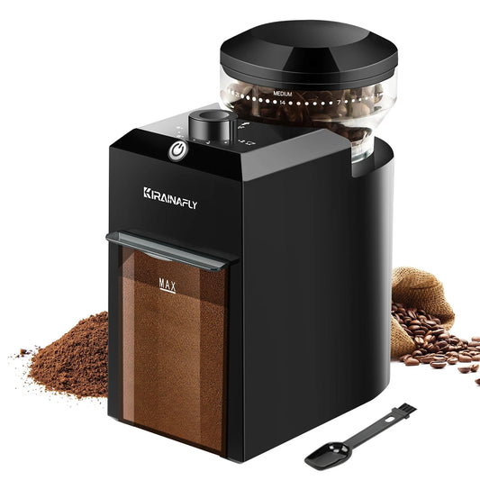 Automatic Burr Mill Coffee Grinder Electric Coffee Bean Grinding