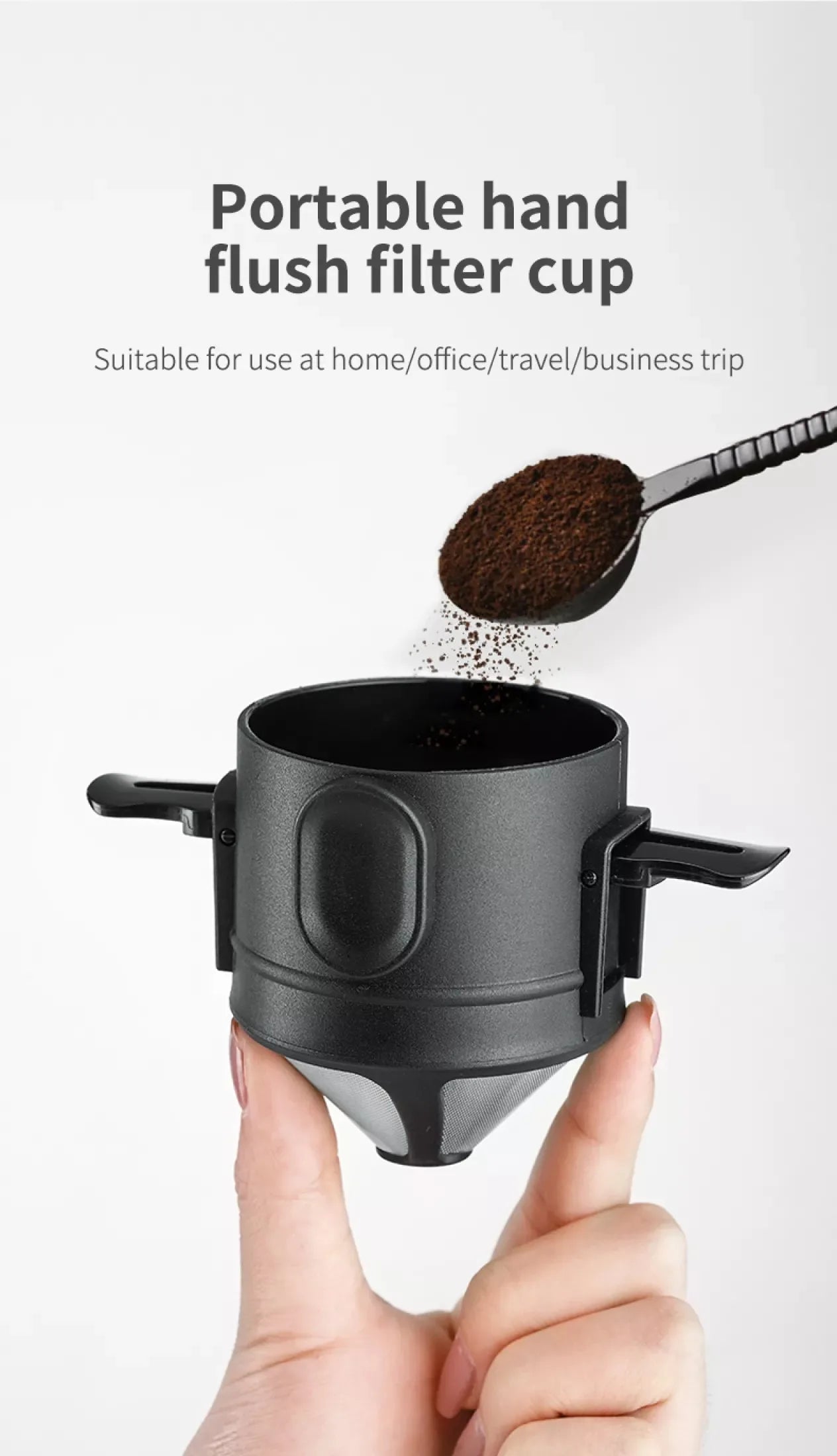 Stainless Steel Portable Coffee Filter Drip Coffee Tea Holder