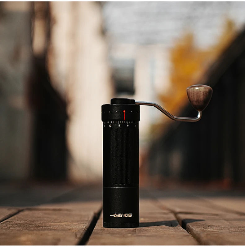 Externally Adjustable Coffee Grinder Manual Espresso Grinding Machine Portable