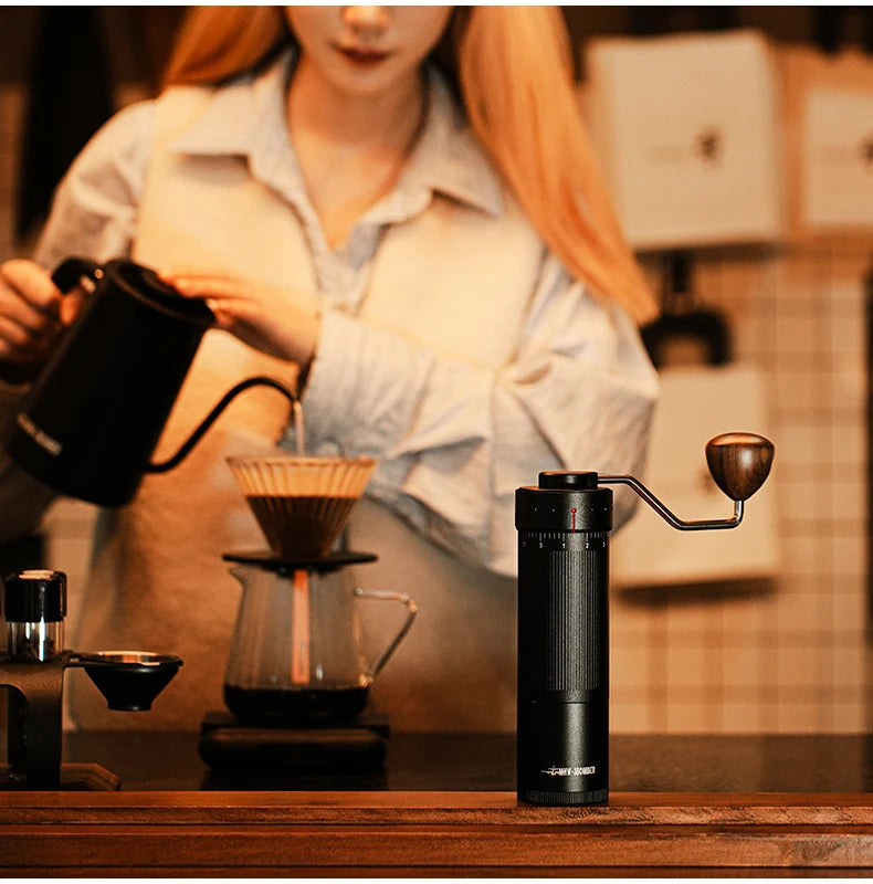 Externally Adjustable Coffee Grinder Manual Espresso Grinding Machine Portable