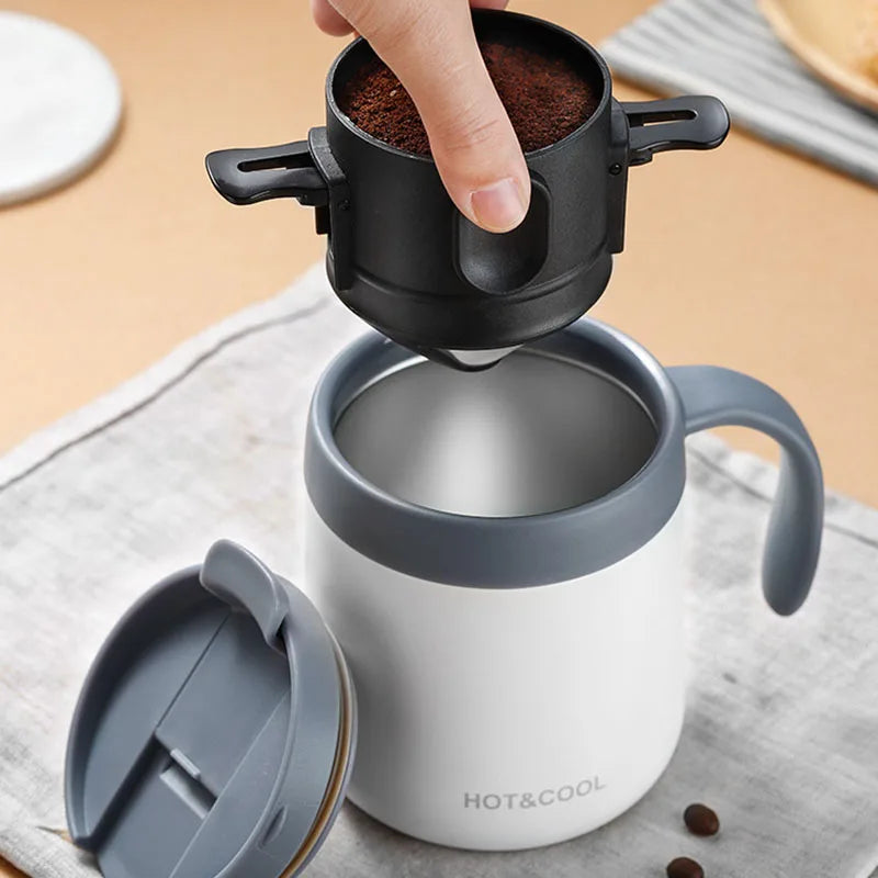 Stainless Steel Portable Coffee Filter Drip Coffee Tea Holder