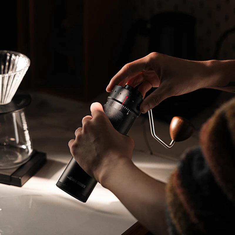 Externally Adjustable Coffee Grinder Manual Espresso Grinding Machine Portable