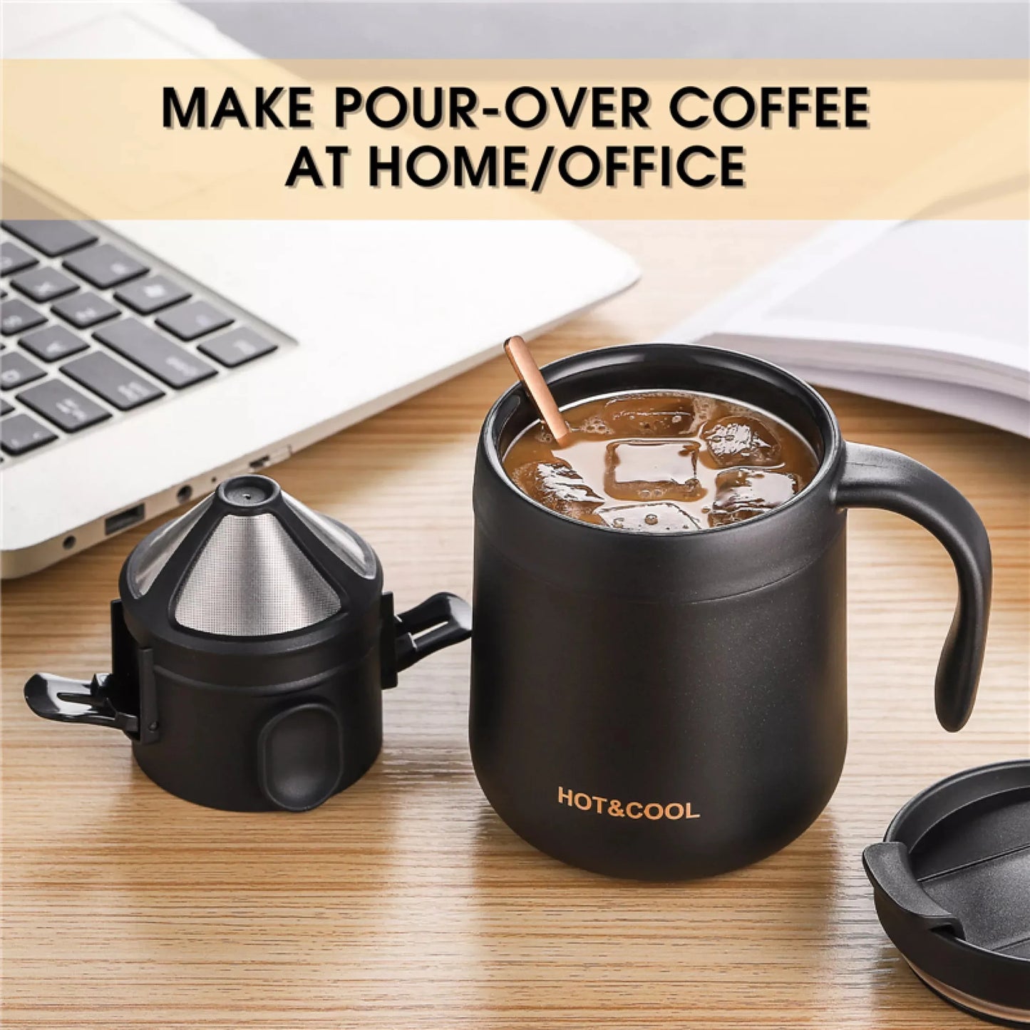 Stainless Steel Portable Coffee Filter Drip Coffee Tea Holder