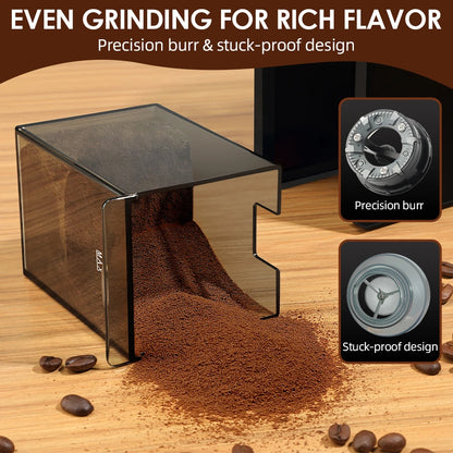 Automatic Burr Mill Coffee Grinder Electric Coffee Bean Grinding