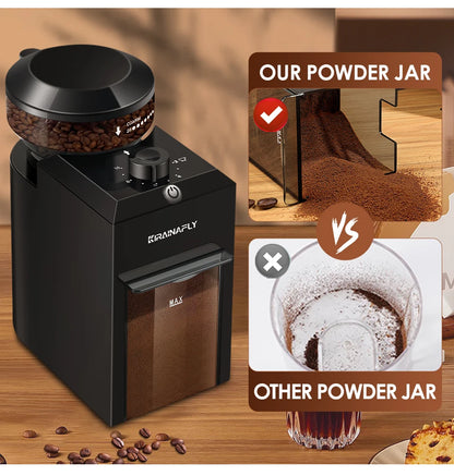 Automatic Burr Mill Coffee Grinder Electric Coffee Bean Grinding