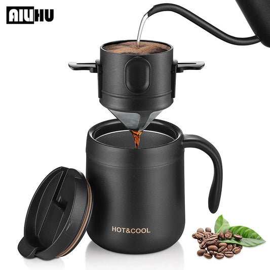 Stainless Steel Portable Coffee Filter Drip Coffee Tea Holder